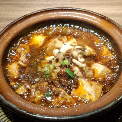 あつあつな白子麻婆😋🍴